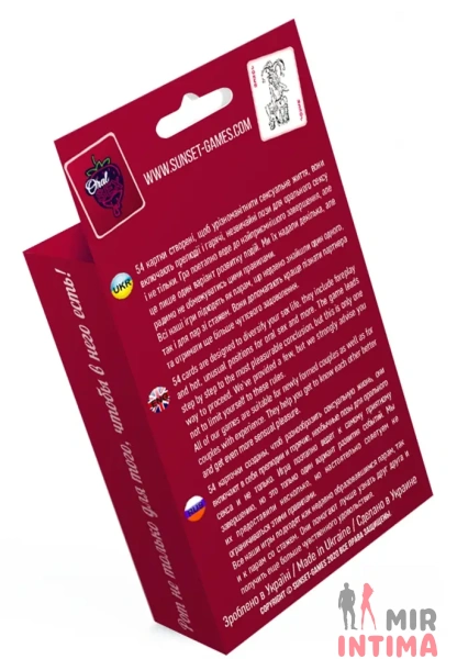 Карточная секс-игра для пар Oral sex - 2 Карточная секс-игра для пар Oral sex - 2