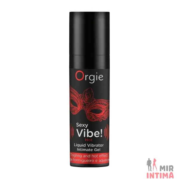 Жидкий вибратор Orgie Sexy Vibe! Hot, 15 мл - 1