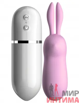 Гелевый-и-силиконовый-женский-вибратор-Мини вибратор кролик Pipdream Crush Precious, 10,2х2,8 см