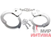 Металлические наручники Pipedream с двумя ключами