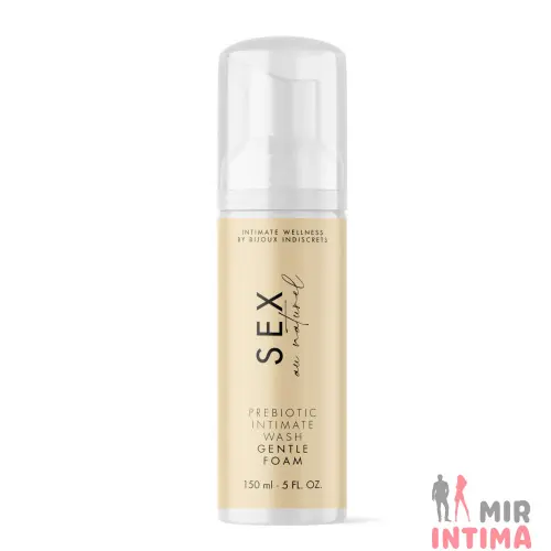 Пена для интимной гигиены Sex Au Naturel Prebiotic Intimate Wash Gentle Foam Bijoux Indiscrets 150мл