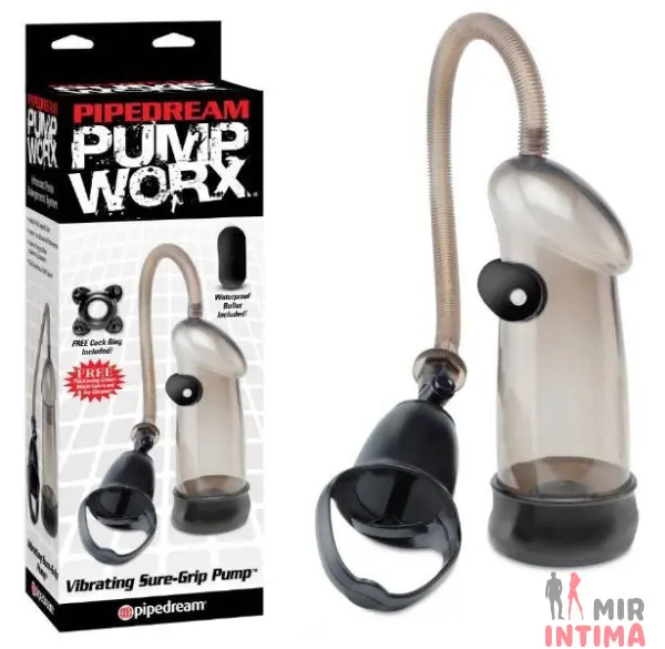 Вибрирующая помпа для члена Pump Worx Vibrating Sure Grip - 4
