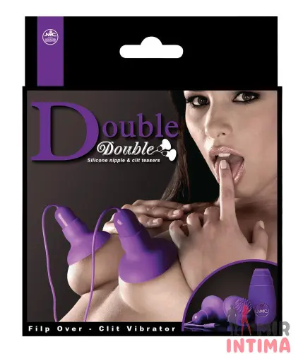 Вибрационная помпа на соски Double