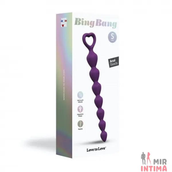 Анальная цепочка Love To Love BING BANG, размер S - 5 Анальная цепочка Love To Love BING BANG, размер S - 5