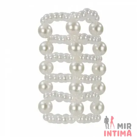 Насадка с жемчужинами Basic Essentials Pearl Stroker Beads Насадка с жемчужинами Basic Essentials Pearl Stroker Beads